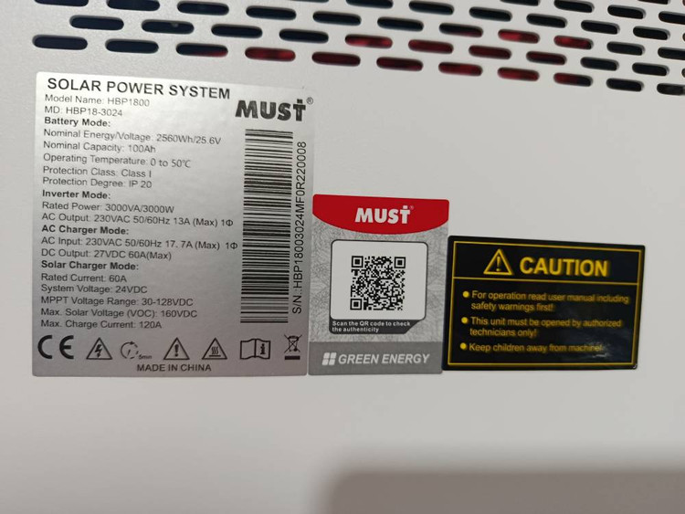 پاور استیشن 3 کیلو وات Must مدل Ess 3kw must
